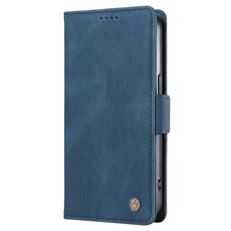 Folio Deksel Til Oneplus Nord 4 Yikatu Semsket Skinn-effekt