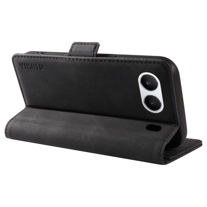 Folio Deksel Til Oneplus Nord 4 Yikatu Semsket Skinn-effekt