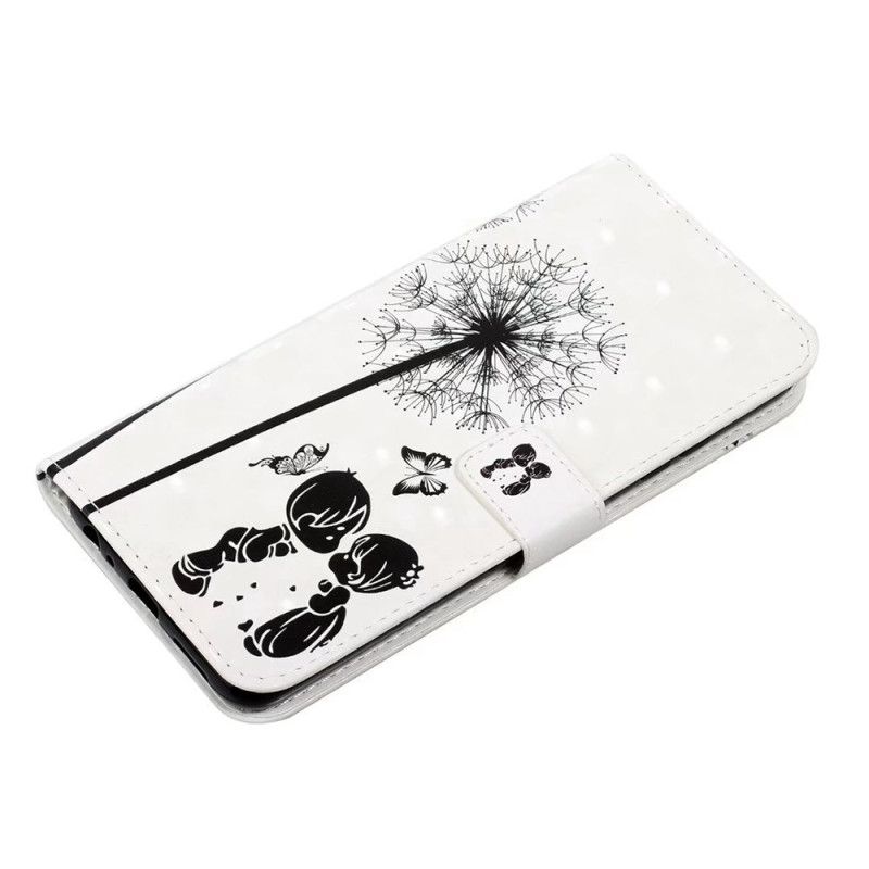 Lærdeksel Folio Deksel Oneplus Nord 4 Mobildeksel 3d Løvetannkjærlighet