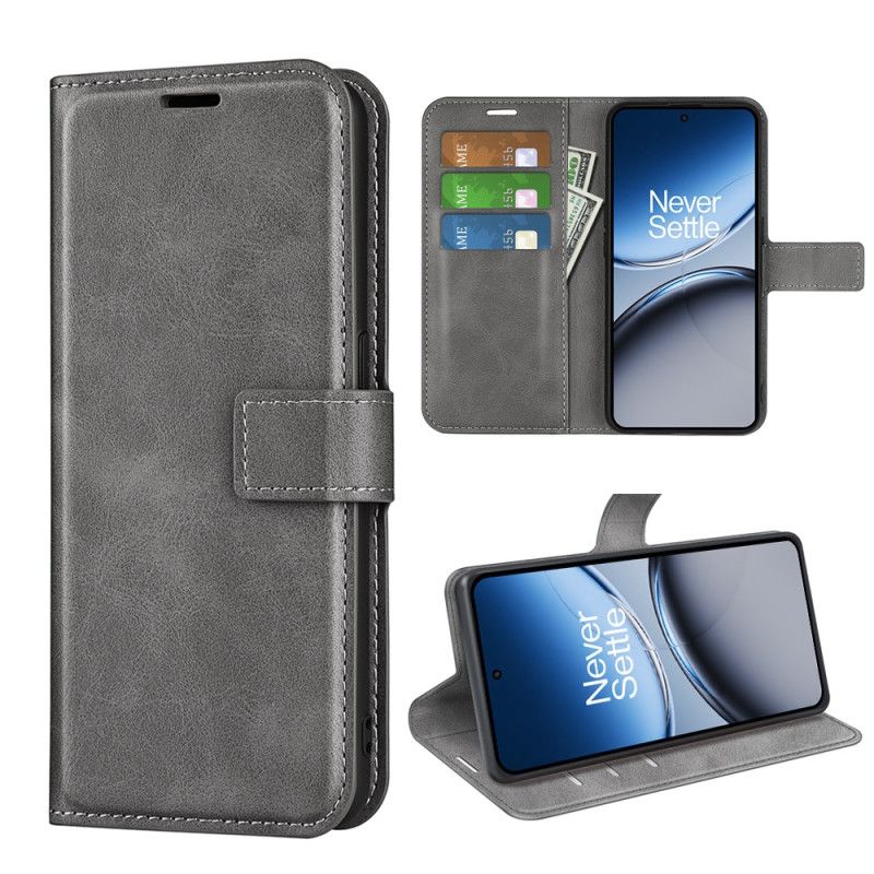 Lærdeksel Folio Deksel Oneplus Nord 4 Mobildeksel Skinnstil