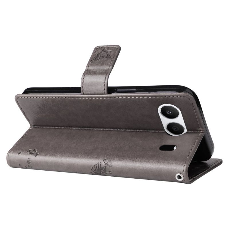 Lærdeksel Folio Deksel Oneplus Nord 4 Mobildeksel Tre Og Katt