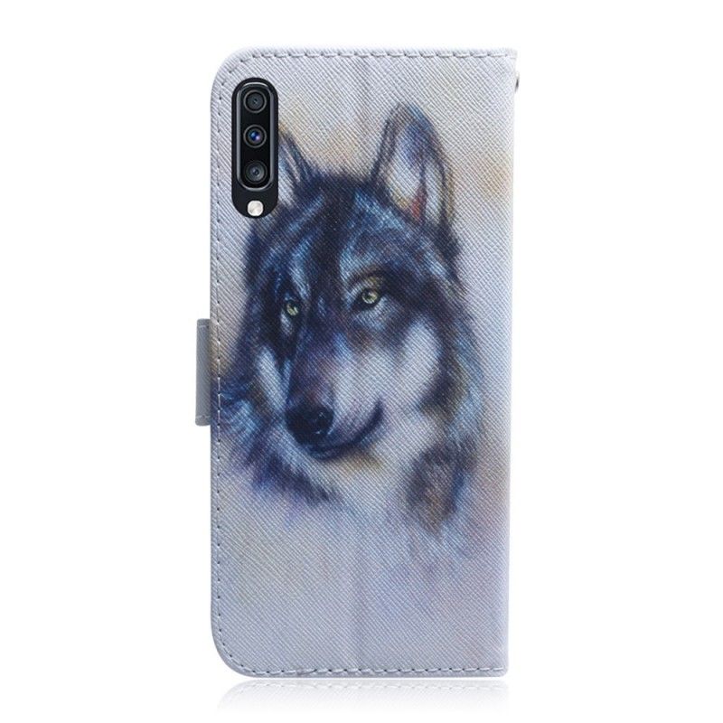 Folio Deksel Samsung Galaxy A70 Hundens Blikk