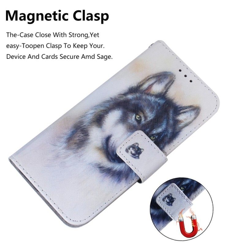 Folio Deksel Samsung Galaxy A70 Hundens Blikk