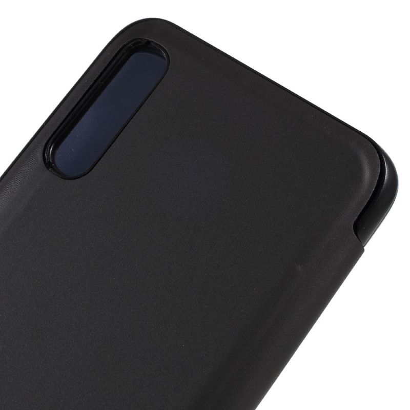 Visningsdeksel Samsung Galaxy A70 Svart Speil Og Skinneffekt