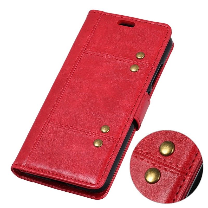 Folio Deksel Sony Xperia 10 Plus Antikk Skinneffekt Beskyttelse