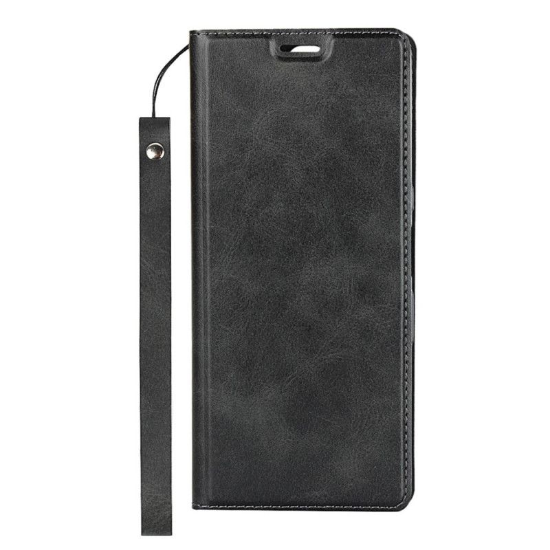 Folio Deksel Sony Xperia 10 Plus Svart Tynnhet I Tanga Beskyttelse