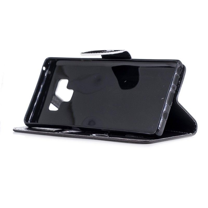 Folio Deksel for Samsung Galaxy Note 9 Djeveltelefon