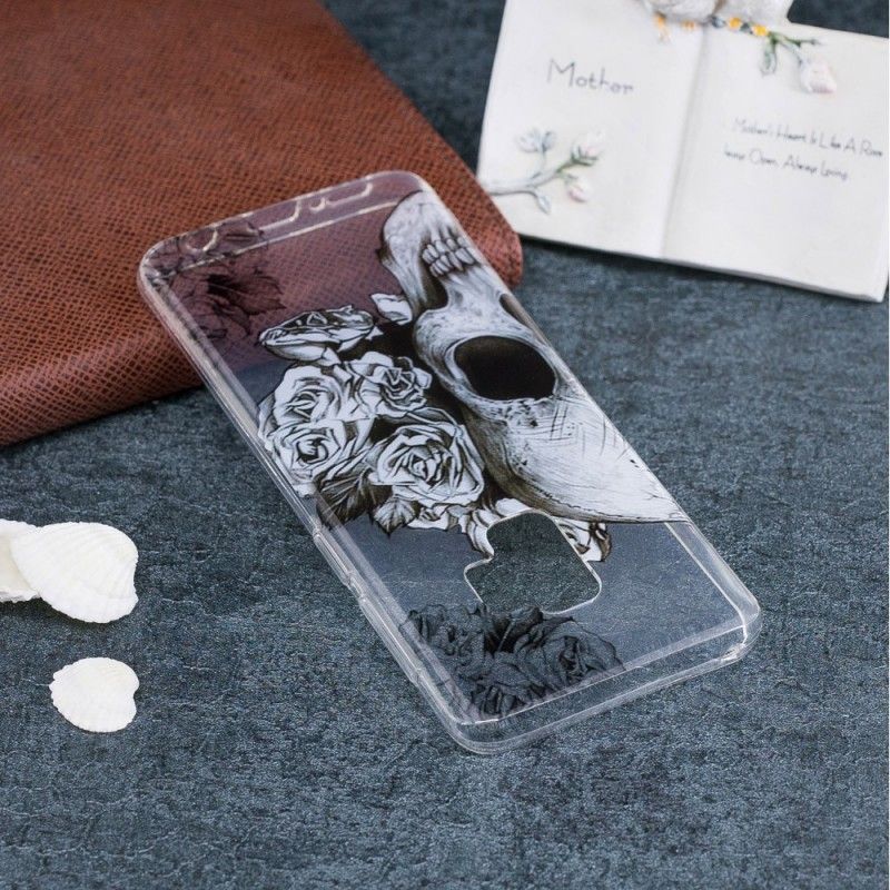 Deksel for Samsung Galaxy S9 Blomstret Hodeskalle