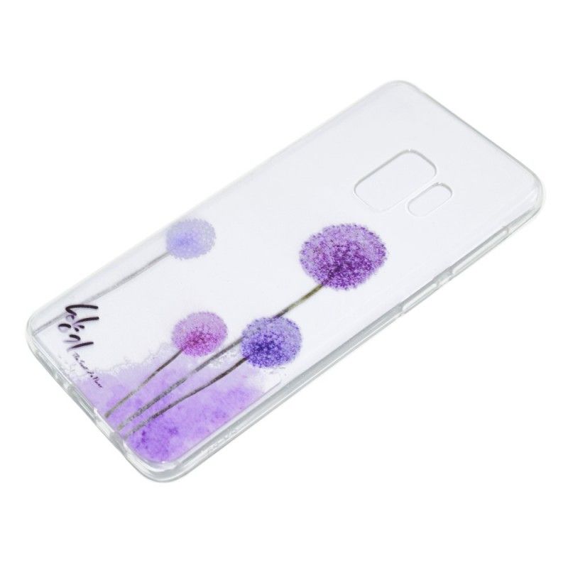 Deksel for Samsung Galaxy S9 Gjennomsiktige Fargete Løvetann