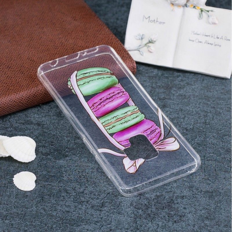 Deksel for Samsung Galaxy S9 Gjennomsiktige Gourmetmakroner