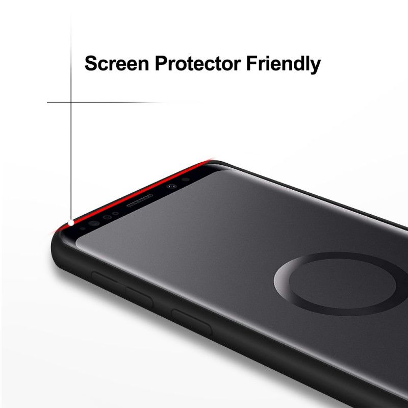Deksel Samsung Galaxy S9 Svart Flytende Silikon På X-Nivå