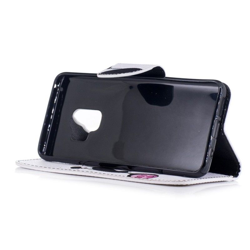 Folio Deksel for Samsung Galaxy S9 Morsom Panda