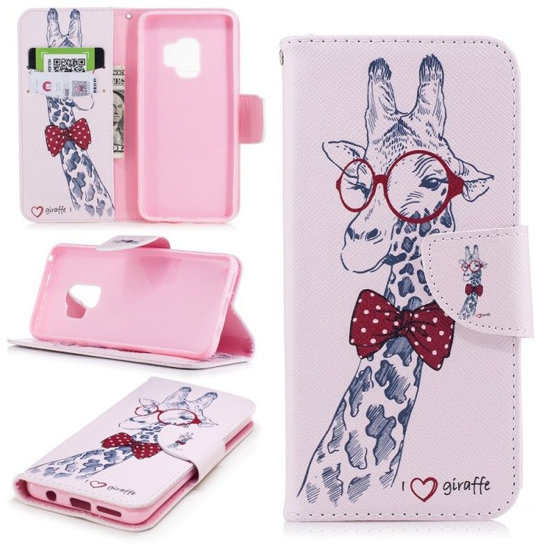 Folio Deksel for Samsung Galaxy S9 Nerdegiraff