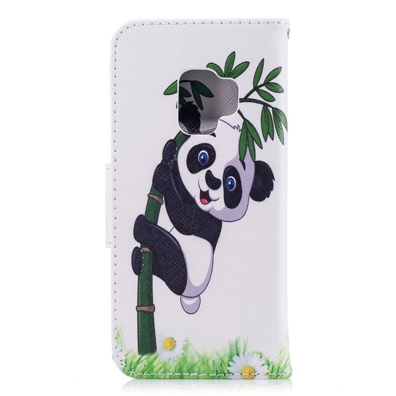 Folio Deksel for Samsung Galaxy S9 Panda På Bambus