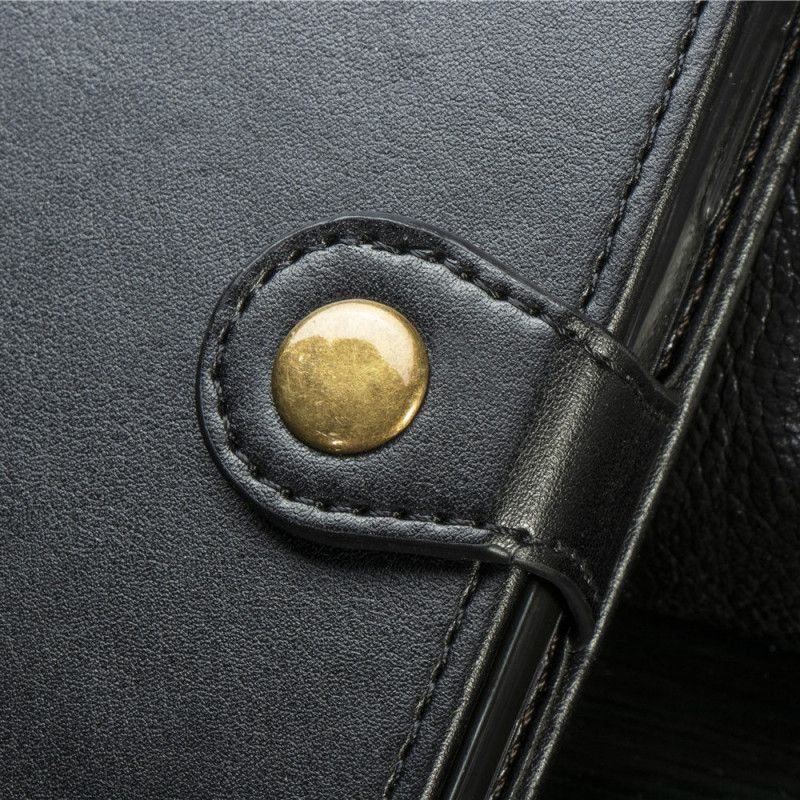 Folio Deksel for Samsung Galaxy S9 Svart Kunstlær Og Vintage Lås