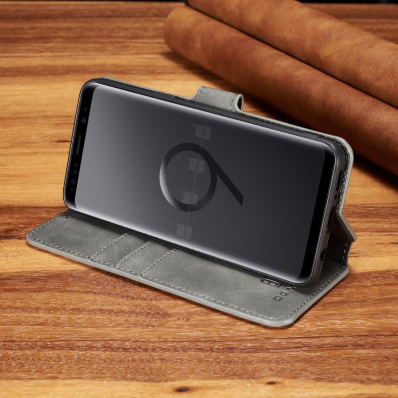 Folio Deksel for Samsung Galaxy S9 Svart Retro Dg.Ming