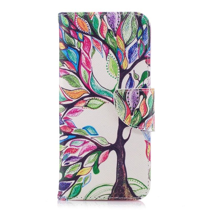 Folio Deksel Samsung Galaxy S9 Farget Tre