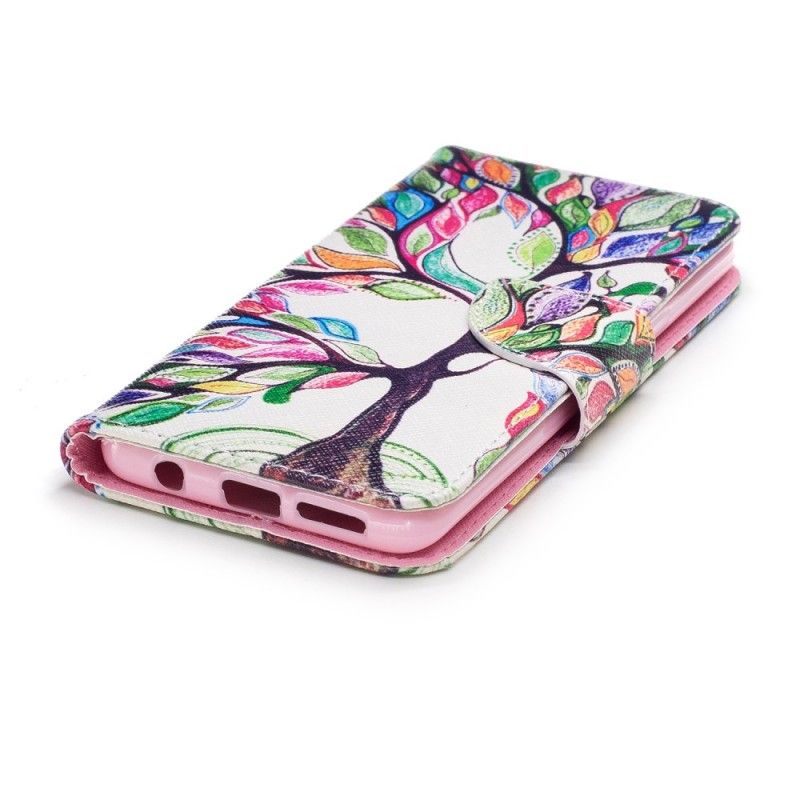 Folio Deksel Samsung Galaxy S9 Farget Tre