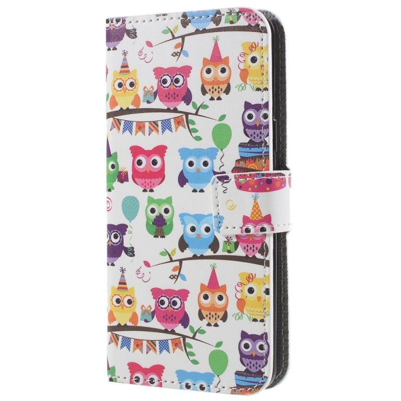 Folio Deksel Samsung Galaxy S9 Flere Ugler