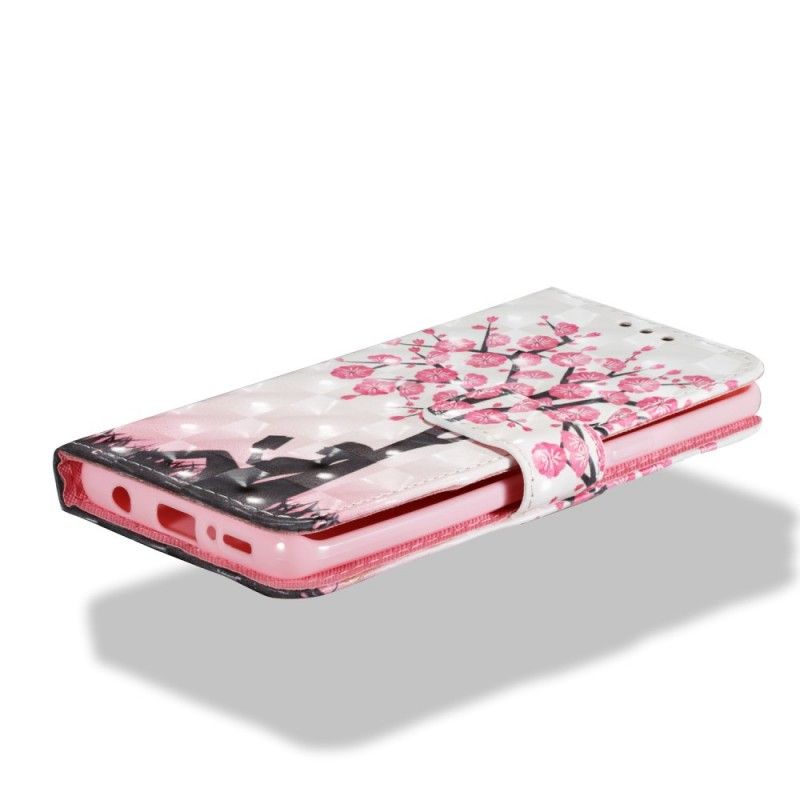 Folio Deksel Samsung Galaxy S9 Lesing Under Det Blomstrende Treet