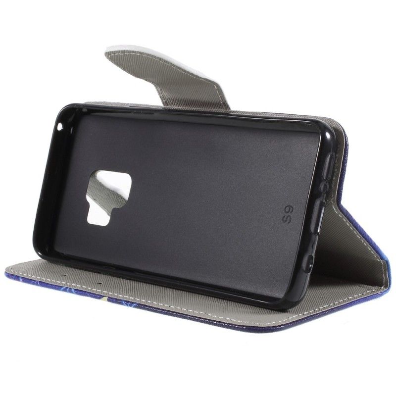 Folio Deksel Samsung Galaxy S9 Sommerfugler