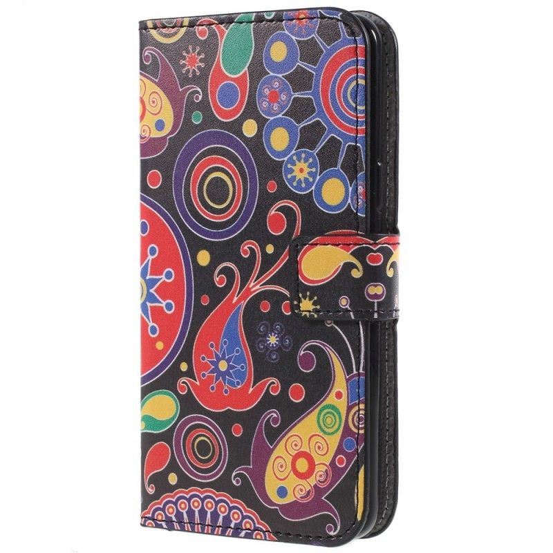 Lærdeksel Folio Deksel Samsung Galaxy S9 Galakse Design
