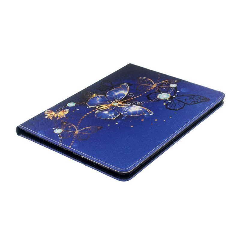 Case Etui iPad 10.2" (2019) (2020) Svart Mobildeksel Vakre Sommerfugler