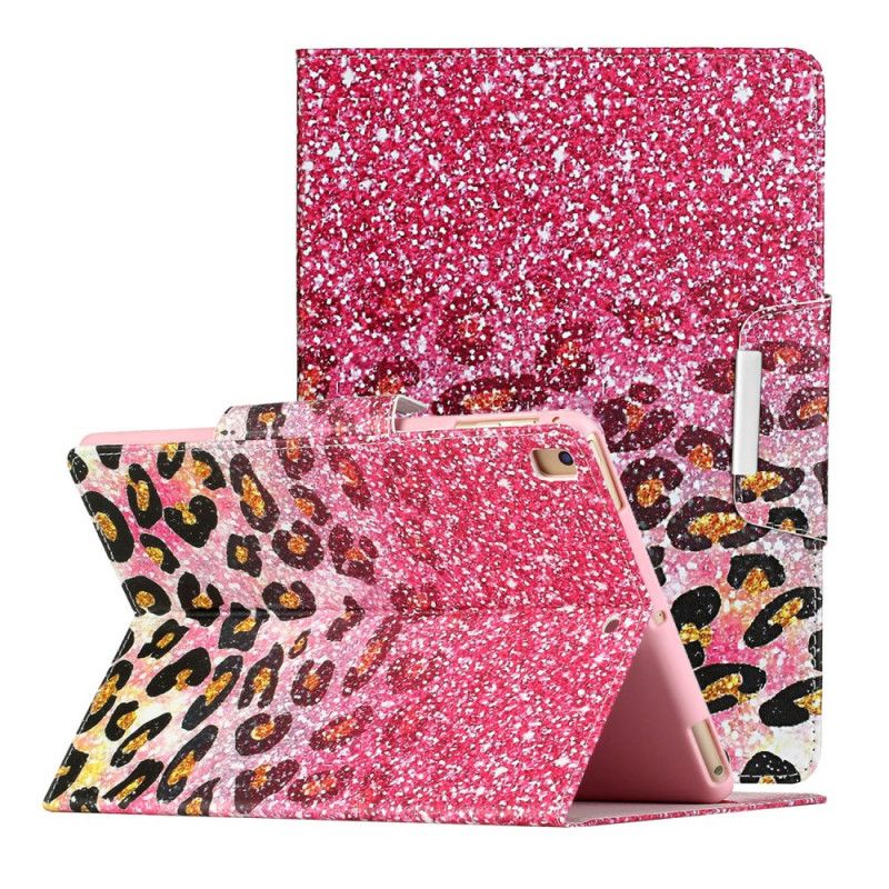 Folio Deksel iPad 10.2" (2019) (2020) Gull Ultra Glitter