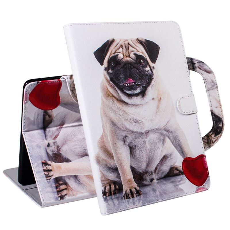 Folio Deksel iPad 10.2" (2019) (2020) Hund Med Håndtak Beskyttelse