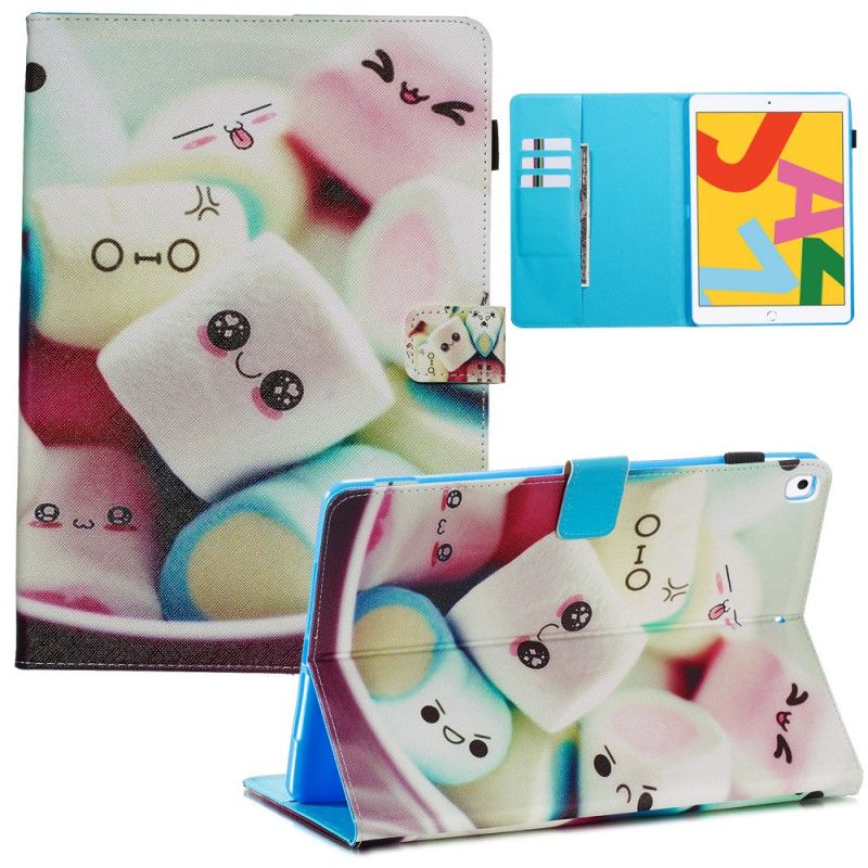 Folio Deksel iPad 10.2" (2019) (2020) Morsomme Marshmallows
