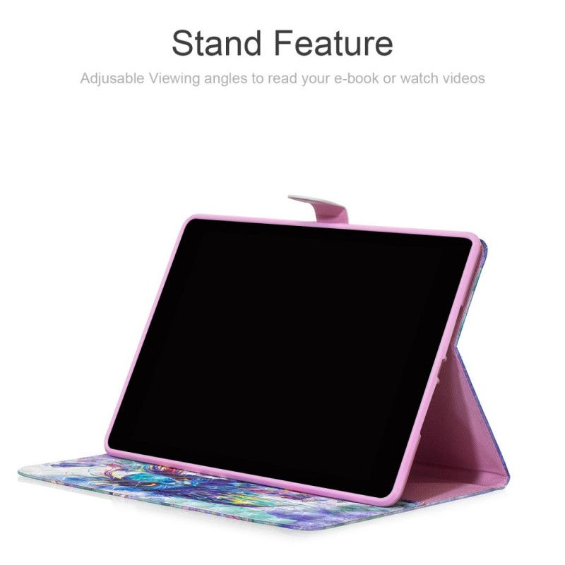 Folio Deksel iPad 10.2" (2019) (2020) Ugle Anti-fall