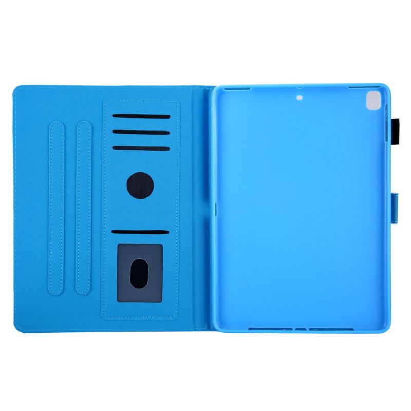 Lærdeksel Folio Deksel iPad 10.2" (2019) (2020) Mobildeksel Funky Ananas