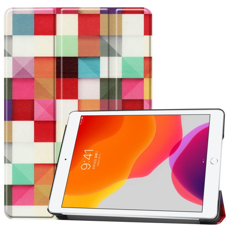 Smart Veske iPad 10.2" (2019) (2020) Kunstlær Harlekin