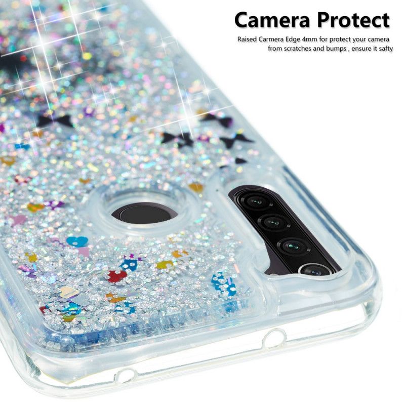Deksel for Xiaomi Redmi Note 8T Glitterløvetann