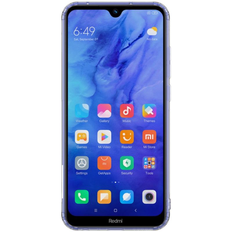 Deksel Xiaomi Redmi Note 8T Grå Gjennomsiktig Nillkin