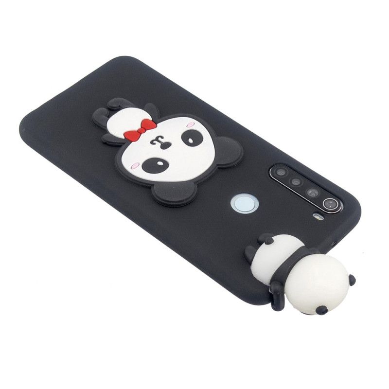 Deksel Xiaomi Redmi Note 8T Svart 3D Min Panda