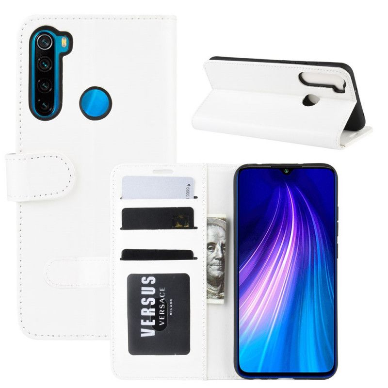 Folio Deksel for Xiaomi Redmi Note 8T Svart Ultra Kunstlær