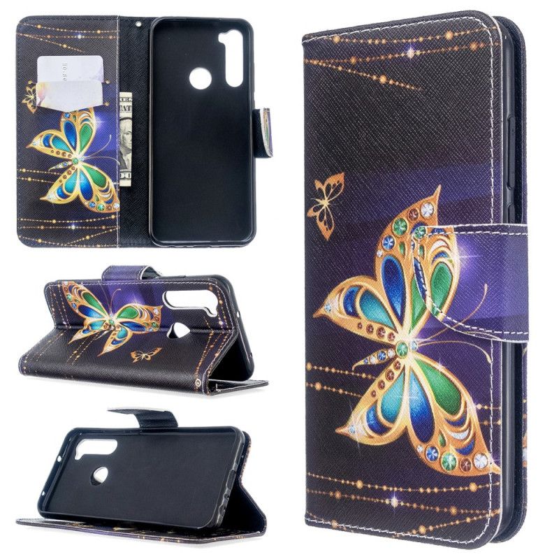 Folio Deksel Xiaomi Redmi Note 8T Magisk Sommerfugl