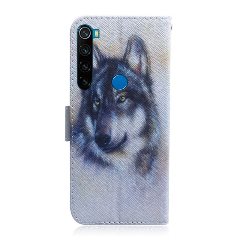 Lærdeksel Folio Deksel Xiaomi Redmi Note 8T Hundens Blikk