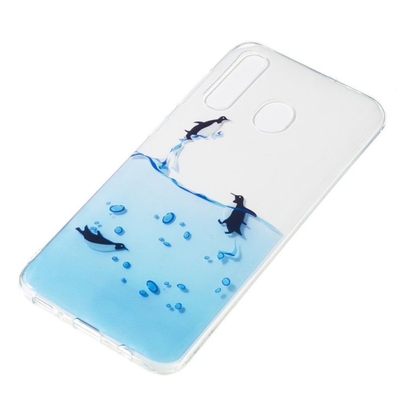 Deksel for Samsung Galaxy A50 Sett Med Pingviner