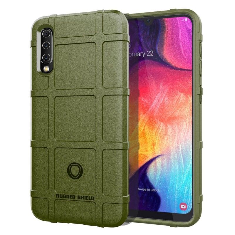 Deksel for Samsung Galaxy A50 Svart Robust Skjold