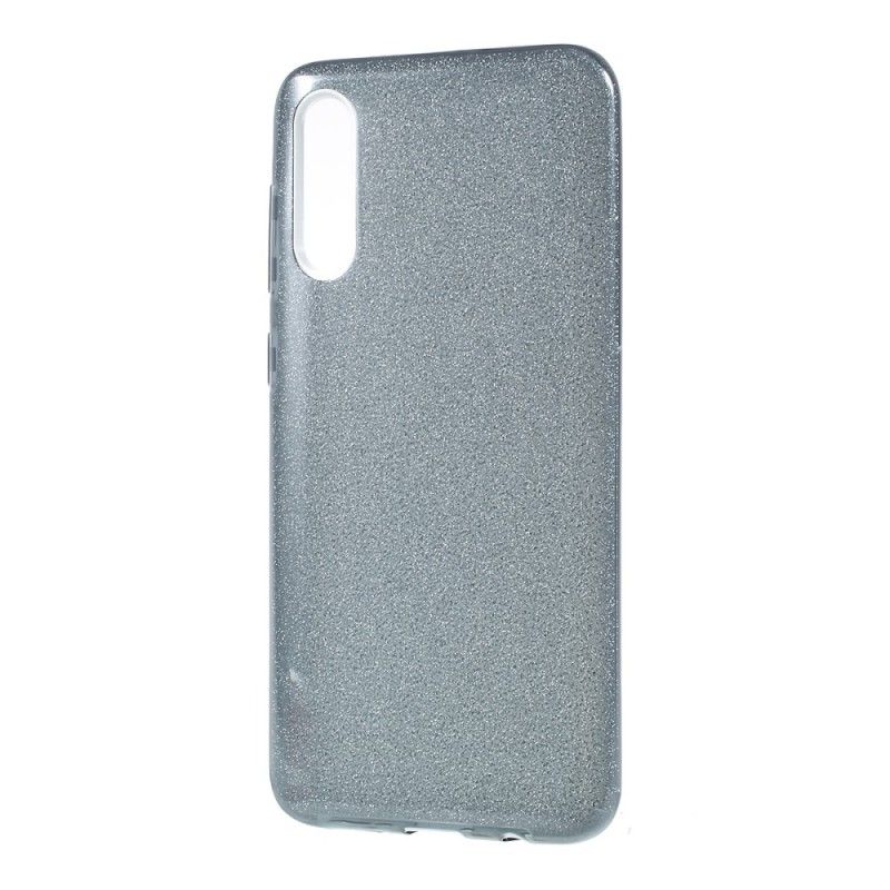 Deksel Samsung Galaxy A50 Sølv Gjennomsiktig Glitterpapir Anti-fall