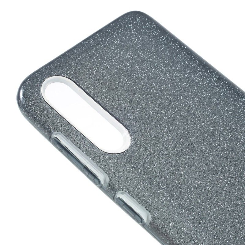 Deksel Samsung Galaxy A50 Sølv Gjennomsiktig Glitterpapir Anti-fall