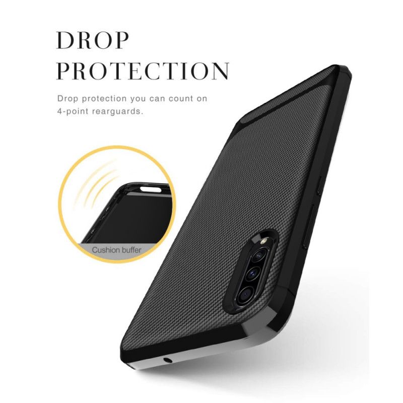 Deksel Samsung Galaxy A50 Svart Moderne Fleksibel Karbonfiber