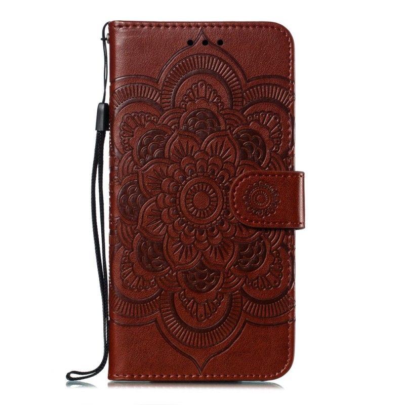 Folio Deksel for Samsung Galaxy A50 Svart Full Mandala