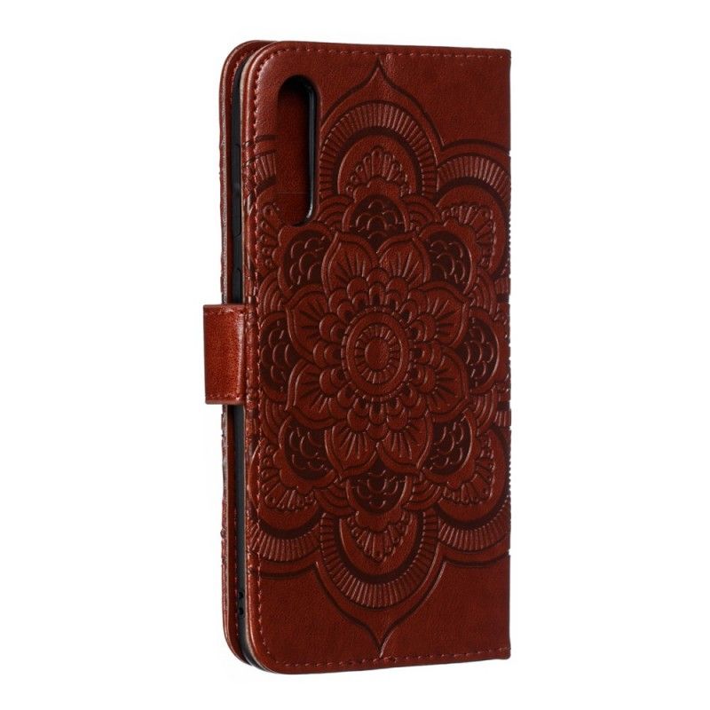 Folio Deksel for Samsung Galaxy A50 Svart Full Mandala
