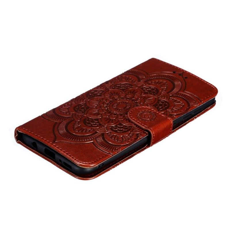 Folio Deksel for Samsung Galaxy A50 Svart Full Mandala