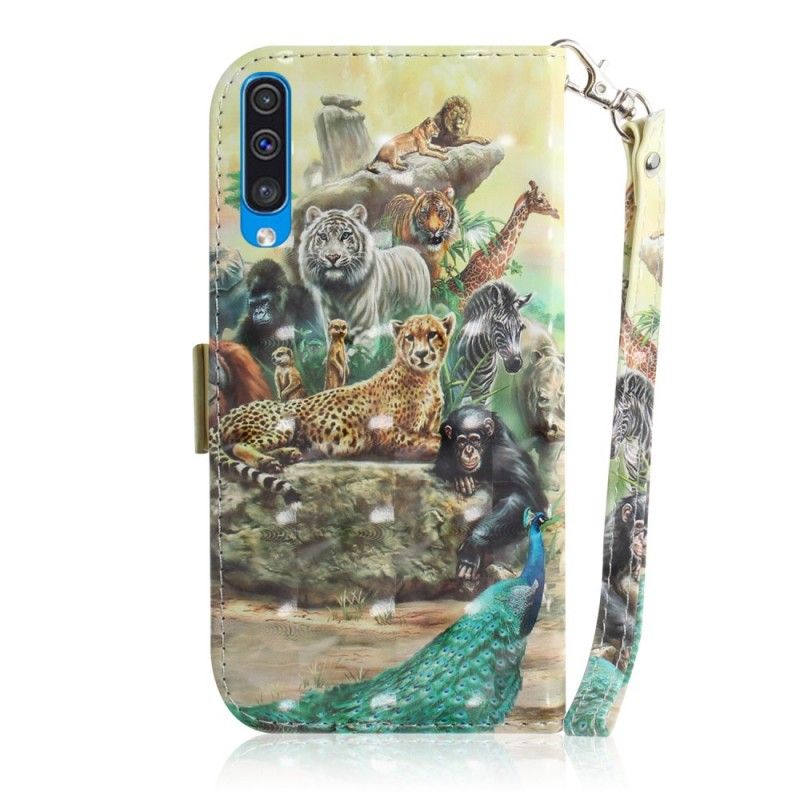 Folio Deksel for Samsung Galaxy A50 Tanga Safaridyr