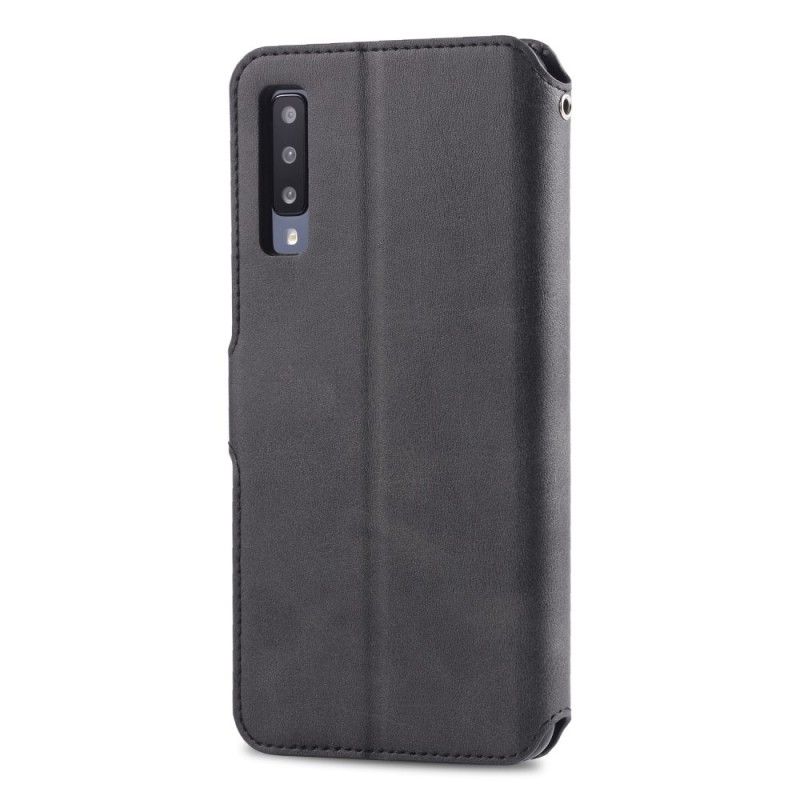 Folio Deksel Samsung Galaxy A50 Svart Retro Azns