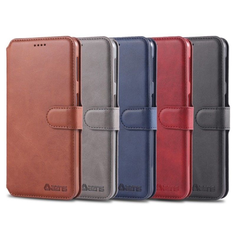 Folio Deksel Samsung Galaxy A50 Svart Retro Azns